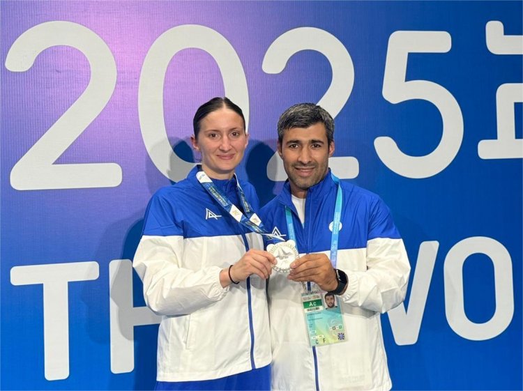 İdmançımız Çində keçirilən Dünya Oyunlarında gümüş medal qazandı