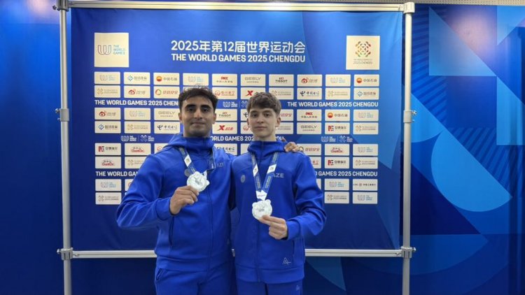 Dünya Oyunlarında gimnastlarımız gümüş medal qazandı - FOTOLAR