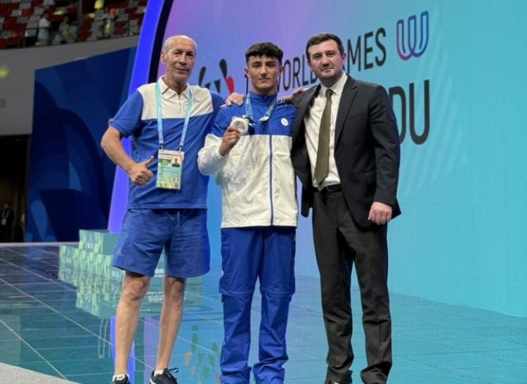   Tofiq Əliyev Çində keçirilən Dünya Oyunlarında gümüş medal qazandı