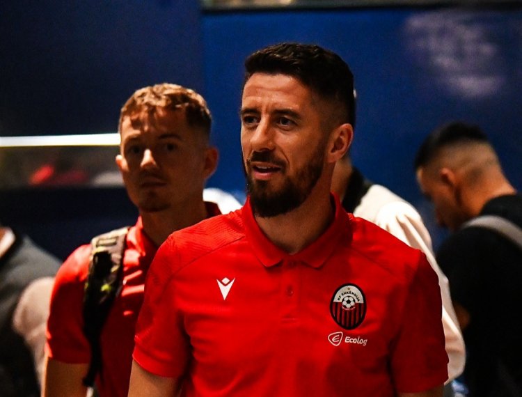FOTO: "Şkendiya"nın futbolçuları "Qarabağ"la oyun üçün Bakıdadır