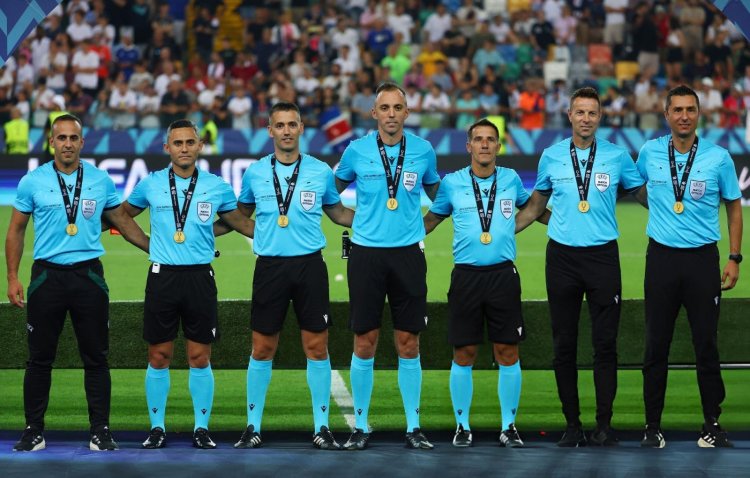 PSJ - "Tottenhem" finalının azərbaycanlı hakimi mükafat aldı