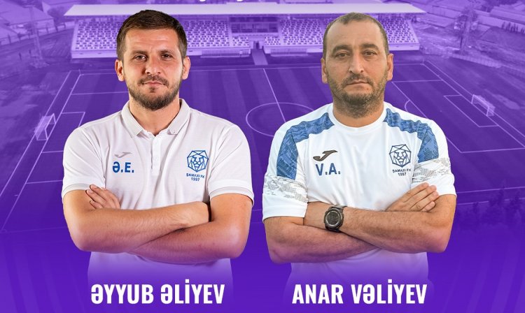 RƏSMİ: "Neftçi" ilə oyundan öncə "Şamaxı"da yeni 2 məşqçi təyinatı