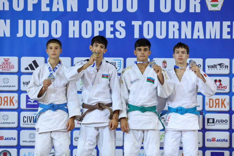   Avropa Cüdo Ümidləri turniri: Təmsilçilərimiz 4 medal qazandılar