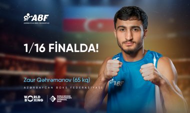 Zaur Qəhrəmanov 1/16 finalda