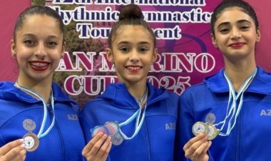 Gimnastlarımız beynəlxalq turnirdə ümumilikdə yeddi medal qazandılar