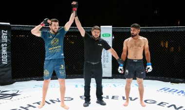 Alim Nəbiyev MMA-da ilk döyüşündə nokautla qalib gəldi