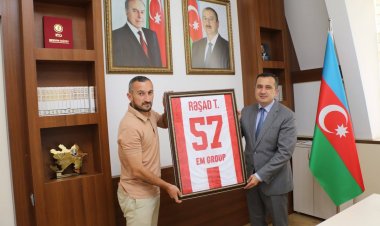 İcra başçısı mövsümə uğurla başlayan komandanı qəbul etdi