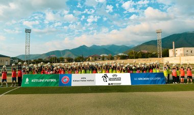 Qax Olimpiya İdman Kompleksində uşaqlar üçün festival keçirildi