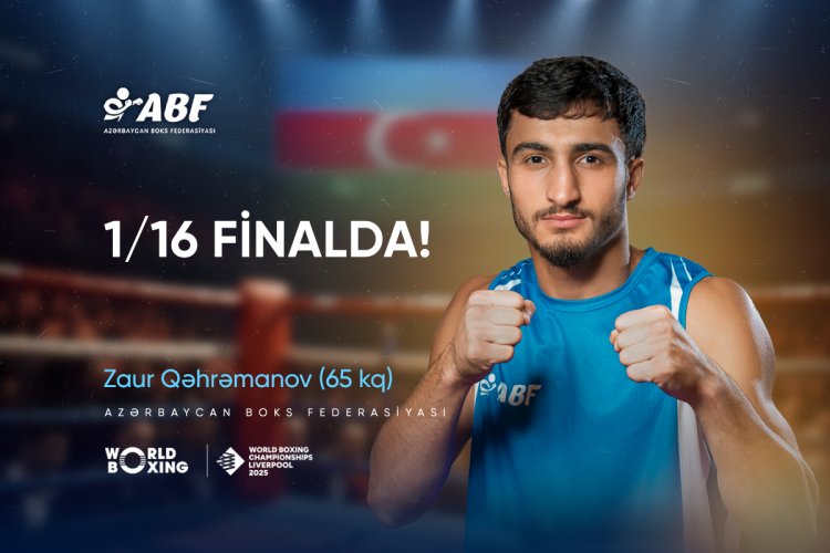 Zaur Qəhrəmanov 1/16 finalda