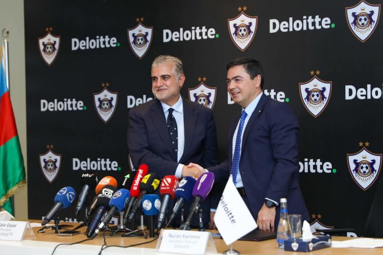 “Qarabağ” “Deloitte Azərbaycan”la əməkdaşlığa başladı - FOTOLAR