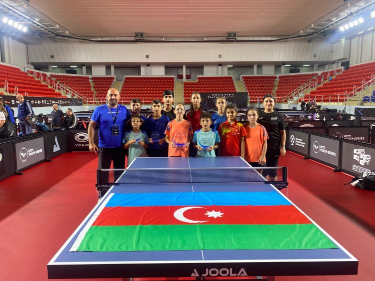 Stolüstü tennisçilərimizdən beynəlxalq turnirdə 5 medal