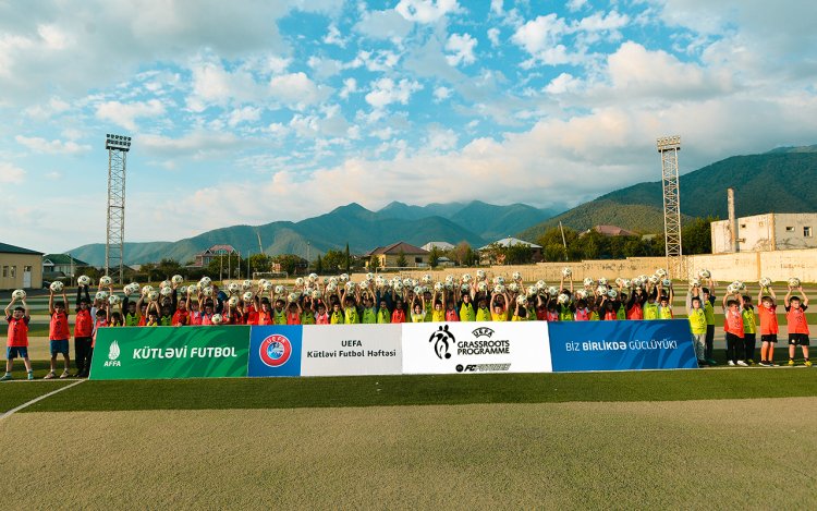 Qax Olimpiya İdman Kompleksində uşaqlar üçün festival keçirildi