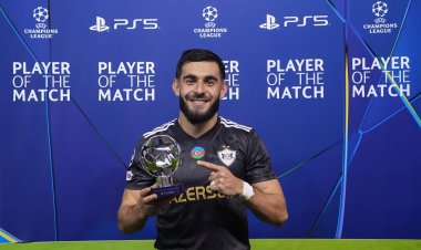 "Qarabağ" - "Kopenhagen" matçının ən yaxşı oyunçusu Elvin  oldu 