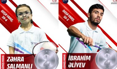 Zəhra Salmanlı və İbrahim Əliyev AÇ-ni gümüş medalla başa vurdu
