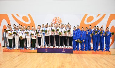Azərbaycanın bədii gimnastları komanda hesabında 3-cü oldular