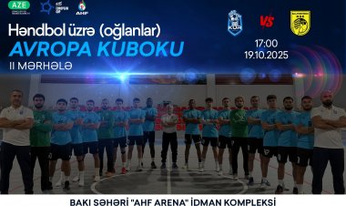 Bölgə təmsilçisi avrokubokda cavab oyununu Bakıda keçirəcək