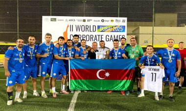Komandamız BƏƏ-də Dünya Korporativ Oyunlarının qalibi oldu