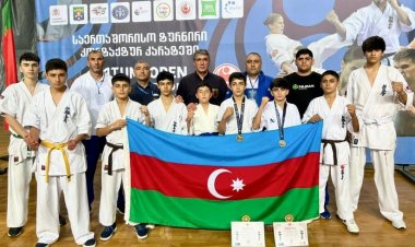 Karate yığmamızın iki üzvü Gürcüstanda medal qazandı
