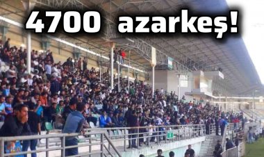 Həvəskarlar liqasının matçını stadiondan 4700 azarkeş izlədi!