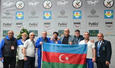 Tehran Məmmədov Avropa birinciliyində 3 gümüş medal qazandı