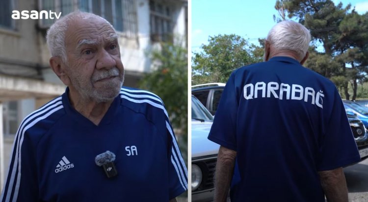 74 ildir “Qarabağ”a azarkeşlik edən 82 yaşlı Sərdar Əliyev - VİDEO