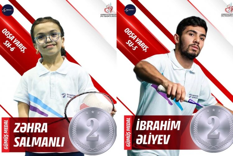 Zəhra Salmanlı və İbrahim Əliyev AÇ-ni gümüş medalla başa vurdu