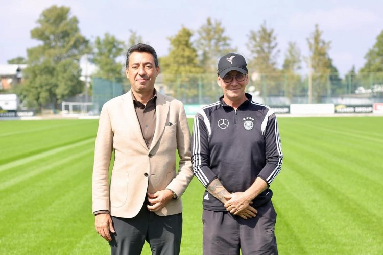  Ehtiram Quliyev yenilənmiş Tovuz şəhər stadionuna baş çəkdi - FOTO
