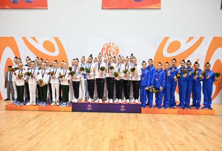 Azərbaycanın bədii gimnastları komanda hesabında 3-cü oldular