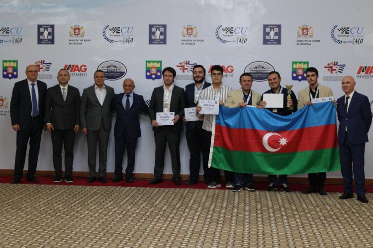 Azərbaycan şahmatçıları Avropa çempionatında təltif edildilər