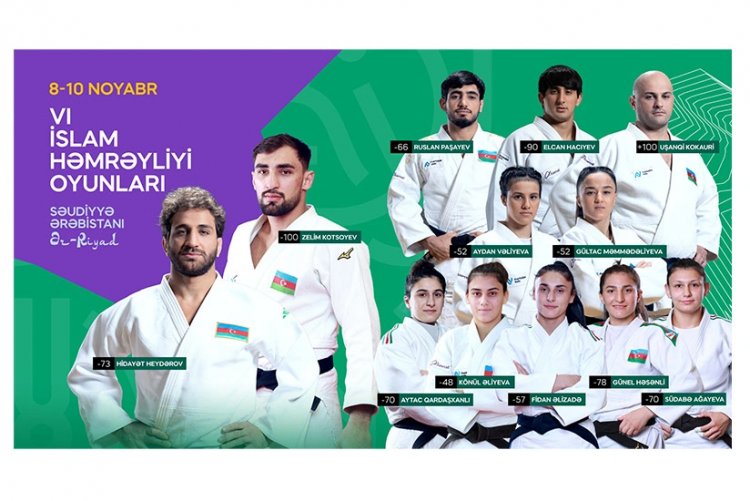 İslamiadada Azərbaycanı təmsil edəcək cüdoçular açıqlandı