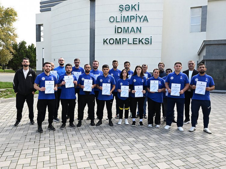  Şəkidə UEFA-nın D kateqoriyalı məşqçi kursları yekunlaşdı