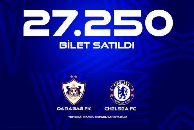 Çempionlar Liqası: "Qarabağ"ın matçına 28 minə yaxın bilet satıldı