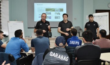 UEFA-nın nümayəndəsi Bakıda məşqçilər üçün seminar təşkil etdi