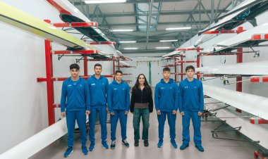 Leyla Əliyeva Mingəçevirdə millinin bazası ilə tanış oldu - FOTOLAR