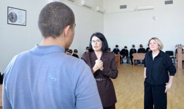 Penitensiar müəssisədə yeniyetmə məhkumlarla tədbir keçirildi