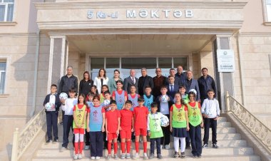 Naxçıvanda "Məktəblərdə Futbol Dərsi" layihəsinə start verildi