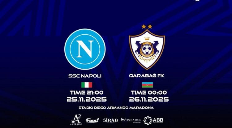 "Napoli"nin "Qarabağ" azarkeşləri üçün ayırdığı biletlər satışa çıxarılır