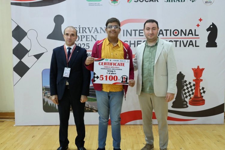  Çakraborti Şirvanda keçirilən beynəlxalq turnirin qalibi oldu