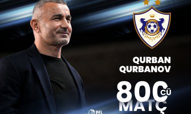 Qurban Qurbanov “Qarabağ”ın baş məşqçisi postunda 800-ə çatdı
