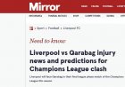 "Mirror" da "Qarabağ"dan yazdı: "Liverpul"da "müdafiə böhranı" var 