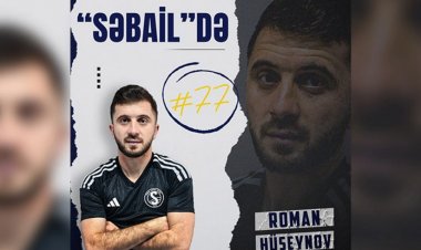 "Difai"dən ayrılan Roman Hüseynov "Səbail"lə 6 aylıq müqavilə bağladı