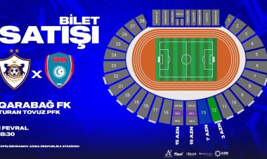  "Qarabağ"ın oyununa biletlər 3 manatdan satışa çıxarıldı