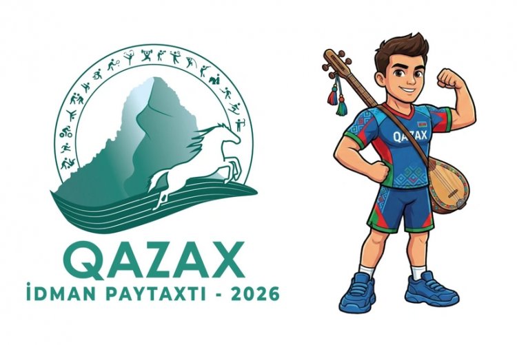  Azərbaycanın "İdman Paytaxtı"nın loqosu: Göyəzən dağı və Dilbaz atı