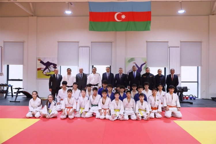  Rəşad Nəbiyev Şabran Cüdo Təlim Mərkəzinə baxış keçirdi