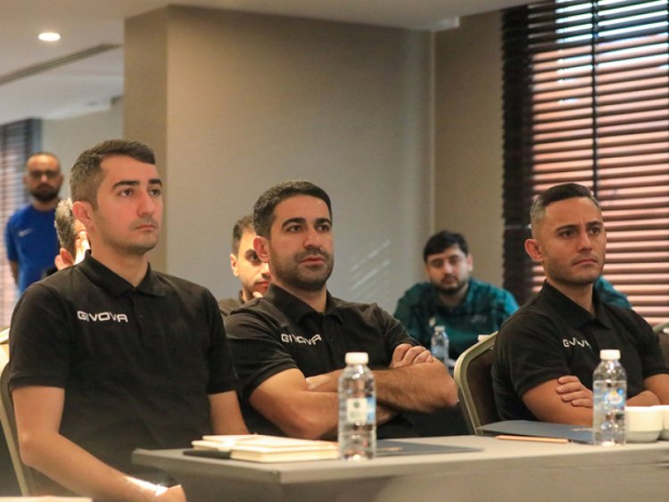UEFA nümayəndələri azərbaycanlı hakimlərə seminar keçiblər