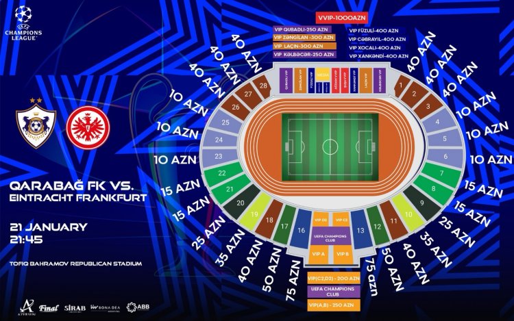 DİQQƏT! "Qarabağ"ın "Ayntraxt"la matçının biletləri satışa çıxarılır