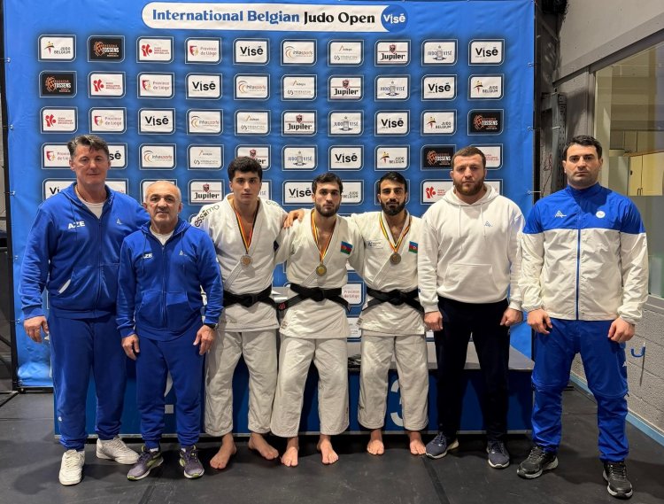  Cüdoçularımız Belçikada 3 qızıl, 2 gümüş və 6 bürünc medal qazandı