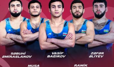  5 güləşçimiz Serbiyada Avropa çempionatında medal qazandı