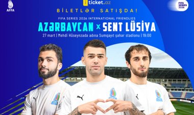 Azərbaycan millisinin FİFA Seriyası oyununun biletləri satışa çıxarıldı
