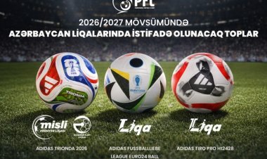 Növbəti futbol mövsümündə Azərbaycanda istifadə olunacaq toplar